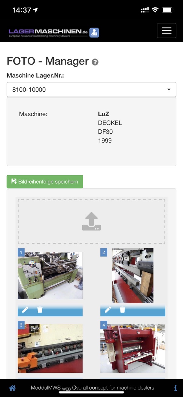 ModulMWS Web Die Allin one Lösung für Maschinenhändler